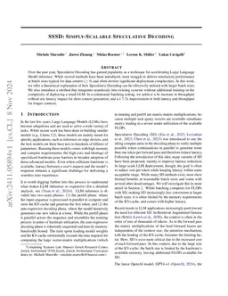 SSSD: Simply-Scalable Speculative Decoding