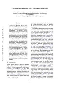 FactLens: Benchmarking Fine-Grained Fact Verification