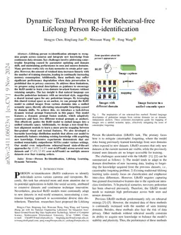 Dynamic Textual Prompt For Rehearsal-free Lifelong Person
  Re-identification