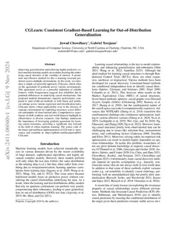 CGLearn: Consistent Gradient-Based Learning for Out-of-Distribution
  Generalization