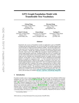 GFT: Graph Foundation Model with Transferable Tree Vocabulary
