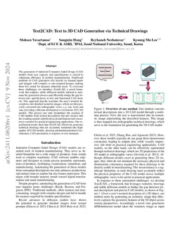 Text2CAD: Text to 3D CAD Generation via Technical Drawings