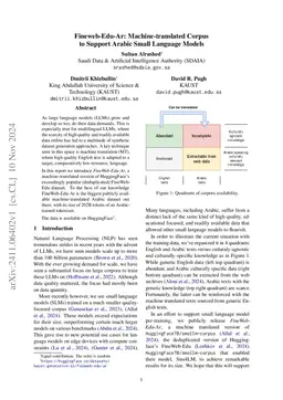 Fineweb-Edu-Ar: Machine-translated Corpus to Support Arabic Small
  Language Models