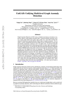UniGAD: Unifying Multi-level Graph Anomaly Detection