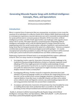 Generating Mixcode Popular Songs with Artificial Intelligence: Concepts,
  Plans, and Speculations