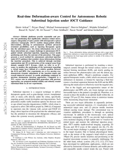 Real-time Deformation-aware Control for Autonomous Robotic Subretinal Injection under iOCT Guidance