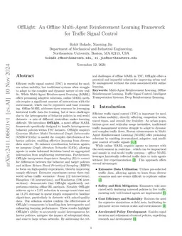 OffLight: An Offline Multi-Agent Reinforcement Learning Framework for Traffic Signal Control
