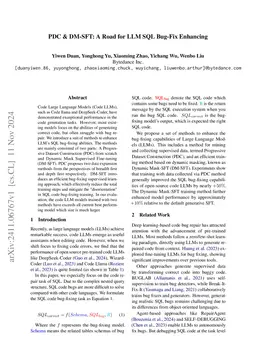 PDC & DM-SFT: A Road for LLM SQL Bug-Fix Enhancing