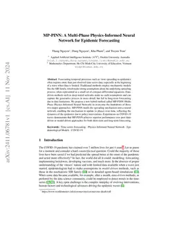 MP-PINN: A Multi-Phase Physics-Informed Neural Network for Epidemic
  Forecasting