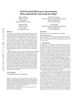LLM-Assisted Relevance Assessments: When Should We Ask LLMs for Help?