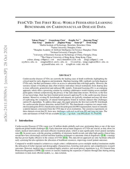 FedCVD: The First Real-World Federated Learning Benchmark on
  Cardiovascular Disease Data