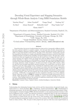 Decoding Visual Experience and Mapping Semantics through Whole-Brain Analysis Using fMRI Foundation Models