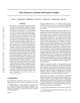 More Expressive Attention with Negative Weights