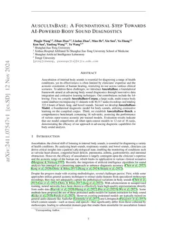 A Generalist Audio Foundation Model for Comprehensive Body Sound Auscultation