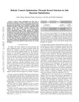 Robotic Control Optimization Through Kernel Selection in Safe Bayesian
  Optimization