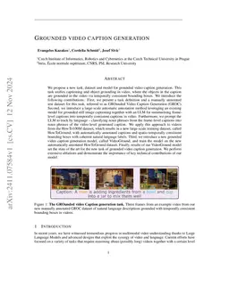 Grounded Video Caption Generation