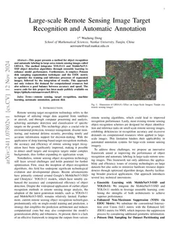 Large-scale Remote Sensing Image Target Recognition and Automatic Annotation
