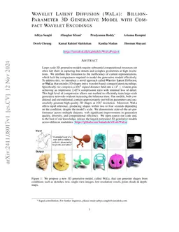 Wavelet Latent Diffusion (Wala): Billion-Parameter 3D Generative Model
  with Compact Wavelet Encodings
