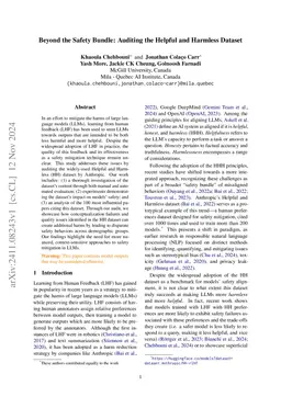 Beyond the Safety Bundle: Auditing the Helpful and Harmless Dataset