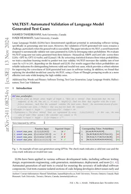 Toward Automated Validation of Language Model Synthesized Test Cases using Semantic Entropy