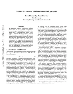 Analogical Reasoning Within a Conceptual Hyperspace