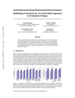 Rethinking CyberSecEval: An LLM-Aided Approach to Evaluation Critique