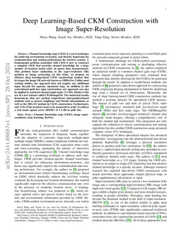 Deep Learning-Based CKM Construction with Image Super-Resolution