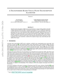 Pay Attention to the Keys: Visual Piano Transcription Using Transformers