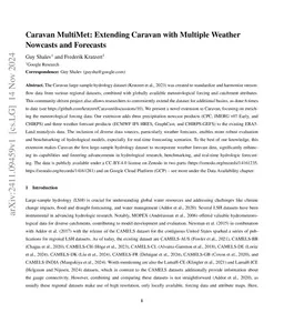 Caravan MultiMet: Extending Caravan with Multiple Weather Nowcasts and
  Forecasts
