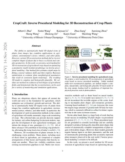 CropCraft: Complete Structural Characterization of Crop Plants From Images