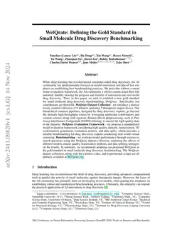 WelQrate: Defining the Gold Standard in Small Molecule Drug Discovery
  Benchmarking