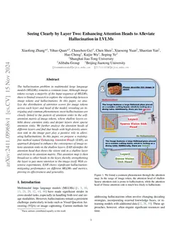 Seeing Clearly by Layer Two: Enhancing Attention Heads to Alleviate
  Hallucination in LVLMs