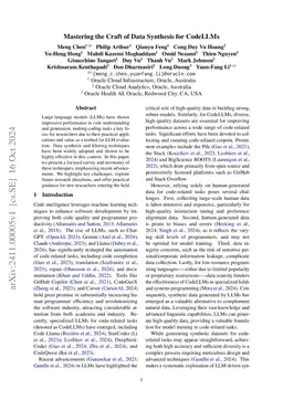 Mastering the Craft of Data Synthesis for CodeLLMs