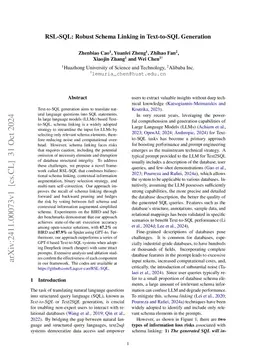 RSL-SQL: Robust Schema Linking in Text-to-SQL Generation