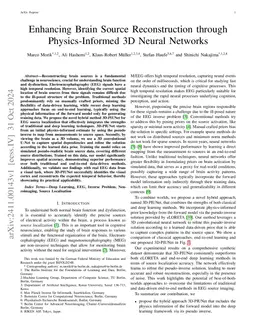 Enhancing Brain Source Reconstruction by Initializing 3D Neural Networks with Physical Inverse Solutions