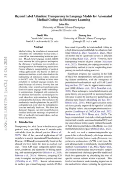 Beyond Label Attention: Transparency in Language Models for Automated Medical Coding via Dictionary Learning