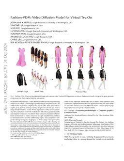 Fashion-VDM: Video Diffusion Model for Virtual Try-On