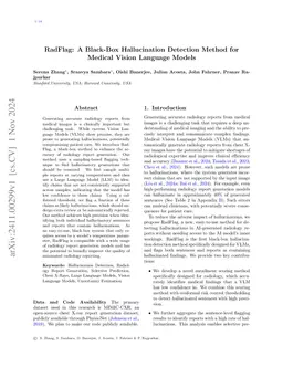 RadFlag: A Black-Box Hallucination Detection Method for Medical Vision
  Language Models