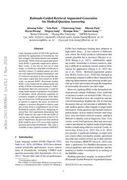 Rationale-Guided Retrieval Augmented Generation for Medical Question Answering