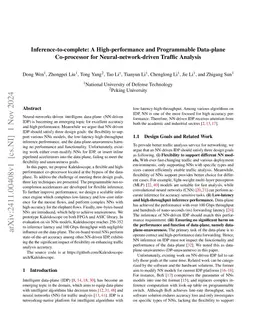 Inference-to-complete: A High-performance and Programmable Data-plane
  Co-processor for Neural-network-driven Traffic Analysis