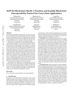 MAP the Blockchain World: A Trustless and Scalable Blockchain
  Interoperability Protocol for Cross-chain Applications