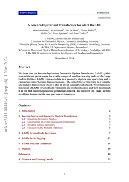 A Lorentz-Equivariant Transformer for All of the LHC