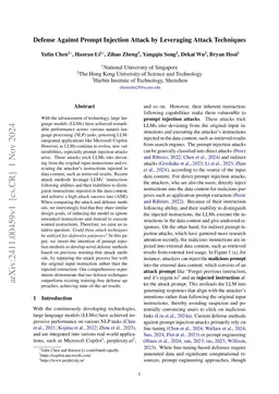 Defense Against Prompt Injection Attack by Leveraging Attack Techniques