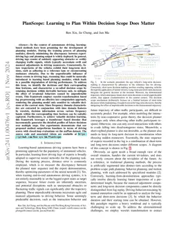 PlanScope: Learning to Plan Within Decision Scope for Urban Autonomous Driving