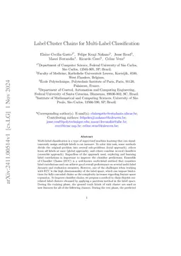 Label Cluster Chains for Multi-Label Classification