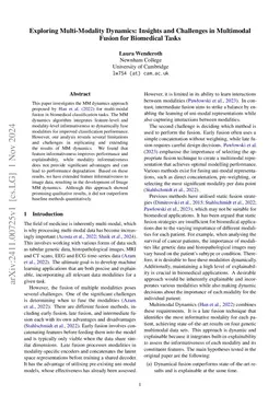 Exploring Multi-Modality Dynamics: Insights and Challenges in Multimodal
  Fusion for Biomedical Tasks