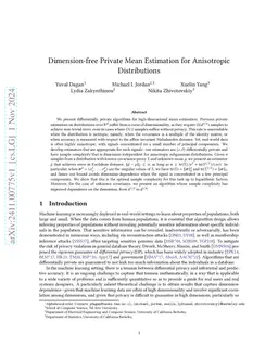 Dimension-free Private Mean Estimation for Anisotropic Distributions