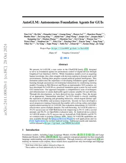 AutoGLM: Autonomous Foundation Agents for GUIs