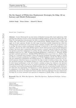 On the Impact of White-box Deployment Strategies for Edge AI on Latency and Model Performance