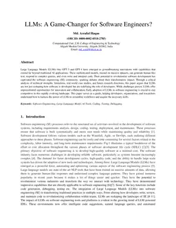 LLMs: A Game-Changer for Software Engineers?